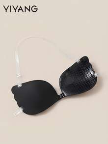 YIYANG 2/1 Pair Of Invisible Adhesive Bras With Transparent Shoulder Straps, Lifting And Shaping Small Breasts, And Thin Nipple Covers. - Multicolor - View 6