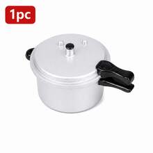 1pc/2pcs/5pcs Silver With Black Handles, Iron Alloy Mini Pressure Cooker Model, Realistic Metal Textured Double-Handle Kitchen Decor, Miniature Dollhouse Scene Prop, Tabletop DIY Display Decoration, Photography Accessory - Black - View 12