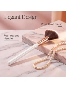 JINSHEE Professional Fan Brush Set, Mini Fan-Shaped Face Mask Brush For Facial Care, Soft Synthetic Bristles, Suitable For Mask/SPA/Essence, Reusable Beauty Tool - Black - View 6