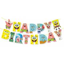 SpongeBob SquarePants Cartoon Honeycomb Desktop Decoration Set, Multiple 3D Honeycomb Desktop Ornaments, Suitable For Halloween, Thanksgiving, Christmas, Birthday And Various Holiday Party Table Decor - Multicolor - View 5