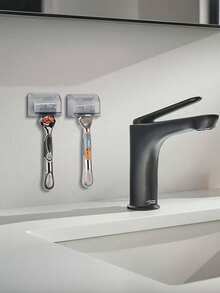 Waterproof Razor Holder No-Drill Razor Storage Racks Multifunctional Wall Mounted Shaver Holder For Bathroom Storage Can Store Toothbrushes Chargers Fall Decor For Home Back To School Bathroom Decor Home Bedroom Travel Essential Accessories - Multicolor - View 6