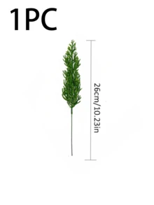 2pcs/1pc Artificial Plants, Artificial Christmas Pine Wreath, Faux Greenery Hanging Wreath Featuring Artificial Berries And Pine Cones, Christmas Decoration, Suitable For Home Wall Decor, Front Door, Indoor/Outdoor Decor, Window, Wall, Home Party, Holiday Party Arrangement, Winter, Christmas Home Decor, Christmas, Table Centerpiece Decor, Fireplace Decor, Outdoor Decor, Garden Decor, Scene Arrangement - Dark Green - View 10