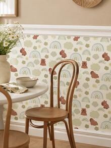 SUPSTICKER Capybara Pattern Peel And Stick Wallpaper, 4 Styles Available, 17.72x47.24 Inches/17.72x118.11 Inches, Suitable For Bedroom, Closet And Furniture Decoration - 1PC - View 8