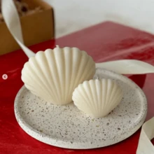 1PC/2PCS Ocean Series Scallop Silicone Mold DIY Shell Conch Aromatherapy Plaster Candle Ornament Soap Mold - Seashell Candle Mold - View 6