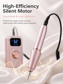 Electric Nail File | Low-Noise All-Copper Motor & Acrylic Gel Filing | Rechargeable & Cordless Portable | Suitable For Home, Salons & Travel | Electric Armor Grinding Machine|Professional Foot & Hand Care Tools|Perfect Gift For Women - Multicolor - View 6