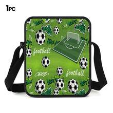Soccer Field Graffiti Element 2D Print 3 Pieces Backpack Set, Large Capacity Backpack With Crossbody Bag And Pencil Case, Side Elastic Mesh Pocket For Water Bottle Storage, Wide Breathable Adjustable Shoulder Straps, Durable Water-Resistant Fabric, Fresh Sporty Style For Daily Commute, Travel And Casual Storage - Printed Bag - View 14