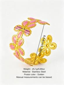 VceTd 女士手鐲 - 金黃色 - 查看 13