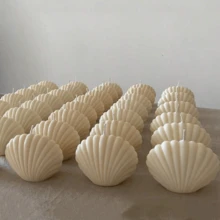 1PC/2PCS Ocean Series Scallop Silicone Mold DIY Shell Conch Aromatherapy Plaster Candle Ornament Soap Mold - Seashell Candle Mold - View 1