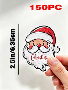 Nhãn dán ảnh chân dung cá nhân hóa, nhãn dán khuôn mặt tùy chỉnh Giáng Sinh, nhãn dán ảnh confetti và chữ tên tùy chỉnh, in ảnh chân dung cá nhân hóa, trang trí tiệc Giáng Sinh dễ thương cho gói quà, bình nước, laptop, tiệc lễ hội và quà Giáng Sinh - Nhiều màu (phong cách Giáng sinh) - Xem 13
