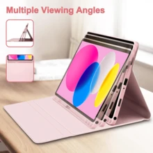 حافظة لوحة مفاتيح بنمط مخطط متوافقة مع Galaxy Tab و RedmiPad Se، مع لوحة مفاتيح بلوتوث لاسلكية قابلة للفصل (150mAh) وحامل قلم، تصميم فريد بنمط مربعات شطرنجية. - مشاهدة 4