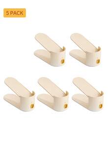 20pcs Vertical Shoe Rack Organizer, Space-Saving Closet Shoe Storage Rack, Shoe Cabinet Organizer, Adjustable Shoe Slot Rack, Suitable For Sneakers, High Heels, Flats And Slippers, Stackable Home Entryway Closet Storage Solution - Multicolor - View 10