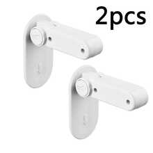 2pcs Multi-Function Drawer Safety Locks, Child Baby Bedroom Door Protection Locks, Infant Drawer Anti-Opening, Portable Installation No-Drill Lock - As Shown - View 8
