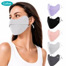 Cofoe UV Face Mask, Women's Sun Protection Face Mask, Outdoor Cool Breathable Face Mask, Washable And Reusable - 26cm*15cm - View 1