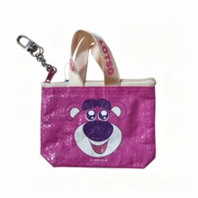 Mesuca Disney 1pc Cartoon Character Printed Mini Tote Bag, Zipper‑Closure Handbag, Portable Daily Carry Pouch, Ideal Casual Storage & Festival Gift For Animation Lovers - Multicolor - View 14