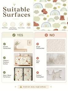 SUPSTICKER Capybara Pattern Peel And Stick Wallpaper, 4 Styles Available, 17.72x47.24 Inches/17.72x118.11 Inches, Suitable For Bedroom, Closet And Furniture Decoration - 1PC - View 11