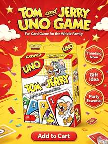 Hasbro Official Art Style Collaboration UNO Card Game, IP Characters, Exquisite Graphic Design, Clear Card Printing, First Choice For Cartoon Lovers Collection - Multicolor - View 1