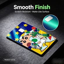 Hasbro 8pcs/1set Scratch‑Resistant Stitch & Angel Hug Pattern Card Skin Sticker, Waterproof Removable Vinyl Decal For Credit Debit Card, Ideal Gift For Anime Fans - Multi-color - View 2