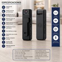 Mini Full HD 1080P Camera - Compact And Portable Smart Camera With Night Vision - Black - View 2