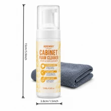 MSENMY Cabinet Foam Cleaner 120ml/4.06fl.Oz,Kitchen Oil Stain Remover,Multi-Purpose Foam Cleaner For Ovens, Grills, Stovetops,Countertops & Furniture - 1 Cleaner + Towel - View 11