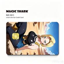 Hasbro 8pcs/1set `Scratch‑Resistant Stitch & Angel Hug Pattern Card Skin Sticker, Waterproof Removable Vinyl Decal For Credit Debit Card, Ideal Gift For Anime Fans` - Multi-color - View 5