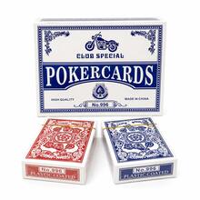 Vintage Poker Cards Set, No.996 Plastic Coated Playing Cards, Red & Blue Classic Design Deck, Retro Motorcycle Pattern Card Game Set, Party Entertainment Gift - Multicolor - View 9