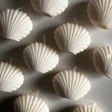 1PC/2PCS Ocean Series Scallop Silicone Mold DIY Shell Conch Aromatherapy Plaster Candle Ornament Soap Mold - Seashell Candle Mold - View 9