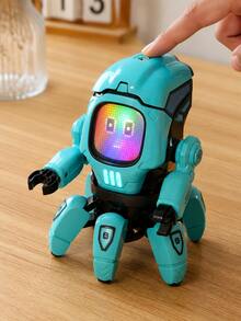 Mainan Robot Menari Elektrik 6 Cakar, Cocok untuk Anak Usia 3 Tahun ke Atas, Robot Interaktif Berputar 360° dengan Lampu LED Warna-warni Berkedip dan Efek Suara Musik Terintegrasi, Mainan Edukasi Elektronik, Mainan Anak-anak, Mainan Anak Laki-laki, Mainan Anak Perempuan - MultiWarna - View 6