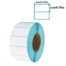 1200pcs/Roll Self-Adhesive Label Stickers, 4*2cm Multi-Purpose Blank Thermal Label Stickers, Used For Product Price Labels, Food Date Labels, Storage Box Labels, Daily Office Differentiated Classification Label Stickers - View 8