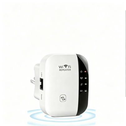 GRMA WiFi Range Extender Wireless Signal Booster, 300Mbps 2.4GHz Wi-Fi Repeater With Ethernet Port, 802.11b/G/N Wireless Internet Blast For Home, AP Mode/Wide Compatibility/Easy Setup, WPS Supported