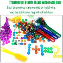 1pc Magic Wand, 100pcs Round (Random Color) Magnetic Bingo Sticks, Suitable For Large Group Games, Family Game Night, Sensory Box, Counting & Sorting, Science And Educational Activities - Multi-color - View 9