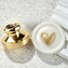 1pc Heart Series Thickened Brass Wax Seal Stamp Head (Without Handle, Handle Needs To Be Purchased Separately) - Single Piece - View 27