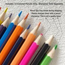 12pcs Colored Pencil Set For Nail Art, 12 Colors Hand-Drawn Pencils, Suitable For DIY Nail Painting, Floral Design And Nail Art Tools - Multicolor - View 4