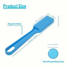 1pc Magic Wand, 100pcs Round (Random Color) Magnetic Bingo Sticks, Suitable For Large Group Games, Family Game Night, Sensory Box, Counting & Sorting, Science And Educational Activities - Multi-color - View 5