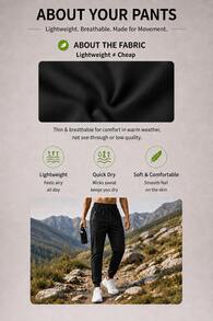 CZRLHYT Men's Solid Color Loose Outdoor Jogging Pants With Zipper Pockets, All-Season Wear, Suitable For Daily Use - Dark Grey - View 3