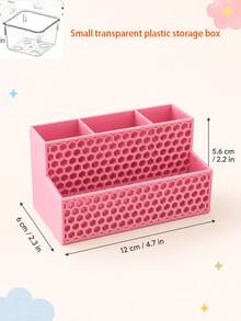 Large Capacity Honeycomb Hollow Design Desktop Organizer, Multi-Layer Multi-Compartment Office Supplies And Student Desk Clutter Storage Rack, Multi-Functional Storage Organizer Box, Innovative Back To School Gift, Suitable For Office And Study Desk - Multicolor - View 9