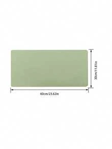 1pc 60cm/90cm Pure Green Mouse Pad Laptop Desk Mat Waterproof Leather Easy To Clean Keyboard Pad Mouse Pad - Solid Green Mouse Pad - View 7