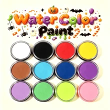 30g Large Single Pan Multicolor Solid Watercolor Paint, High Color Saturation, Bright Colors, Easy To Apply, Art & Calligraphy DIY Coating, Painting Watercolor Pigment, Learning Supplies - One Size - View 1