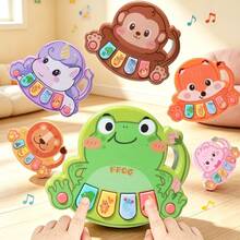 Children's Interactive Cartoon Electronic Music Toy, Multi-Function Early Education Enlightenment Music Box With Colorful Buttons - Multicolor - View 2