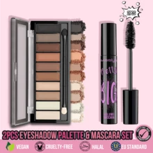 MISSLYN 2Pcs EYE MAKEUP SET, Waterproof, Smudge-Proof, Long-Lasting, High-Pigment, Lengthening, Volumizing,Smooth Texture Ideal For Girl & Women, Daily Makeup, For Back To School - #Set 1 - View 12