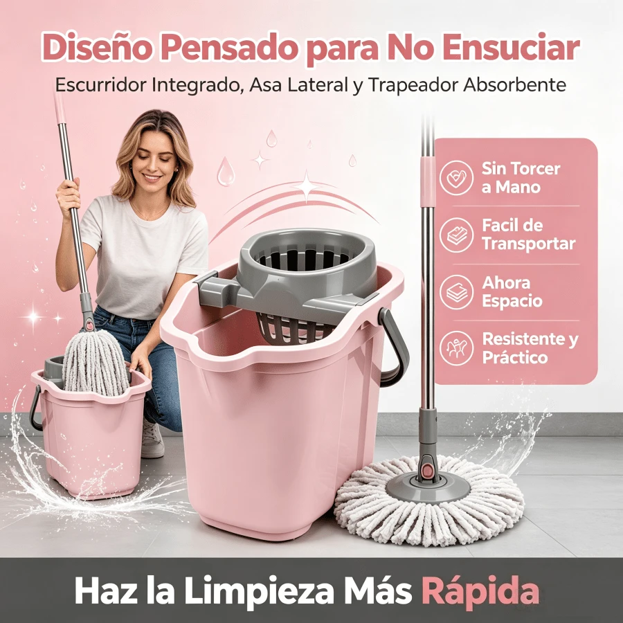 Buckets And Pot - Pink - View 1
