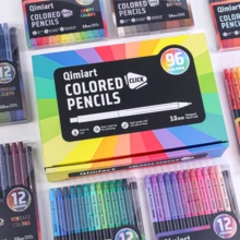 1pc Qimiart Colored Pencil Set, 3.8mm Thick Core, Multi-Color, Professional Hand Drawing Coloring Pencils, Student Art Painting Coloring Doodle Pencils, Student Drawing Stationery Gift - Colored Pencils - View 2