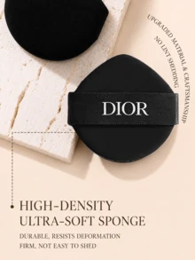 Dior Cushion (Hydrating Silk) Puff (1pc, 3pcs, 5pcs), Evenly Distributes Powder, Easy To Pat On For A Smooth Finish Without Caking, Suitable For Dry, Combination, And Normal Skin For A Natural Look. - Cushion Puff - Silk Finish - View 6