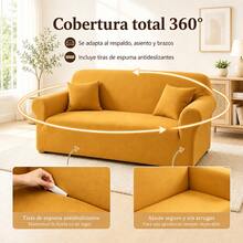 Beyoung Sofa Slipcovers - Khaki - View 5