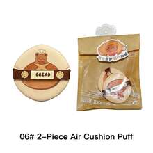 HERORANGE Baking Series Cushion Puff, Unique Cookie Shape, Wet‑Dry Dual‑Use, Minimizes Powder Waste, Soft Comfortable Sponge For Foundation And Setting Powder Makeup - Multicolor - View 17