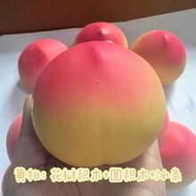 DOWMOO 1個熱銷逼真桃子捏捏球壓力紓壓玩具 - 彩色 - 查看 8