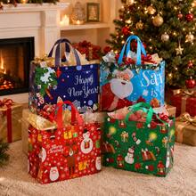 8pcs Extra Large Christmas Gift Bags, Reusable Holiday Gift Packaging Solution, Christmas Gift Bags, Christmas Gift Tags, New Year Gift Bags, Gift Wrapping, Gift Box Bags, Christmas Valentine's Day - Multicolor - View 5
