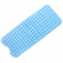 1PC Extra Long Non-Slip Bathtub Mat With Drain Holes And Suction Cups, Soft Feel, Machine Washable, Bathroom Shower Mat - For Home, Hotel, And Travel - Multi-Color Options - Multicolor - View 11