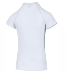 Kaos Wanita Nike Lengan Pendek Leher Raglan yang Nyaman dan Modis, Putih - Putih - View 2