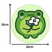 Tapete Para mouse pad En Escritorio Sublimado Con Diseño De Gato Que Dice I am ok - Redondo - Ver 2