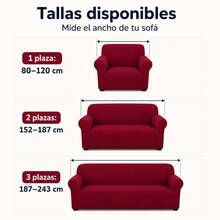 Beyoung Sofa Slipcovers - Burgundy - View 3